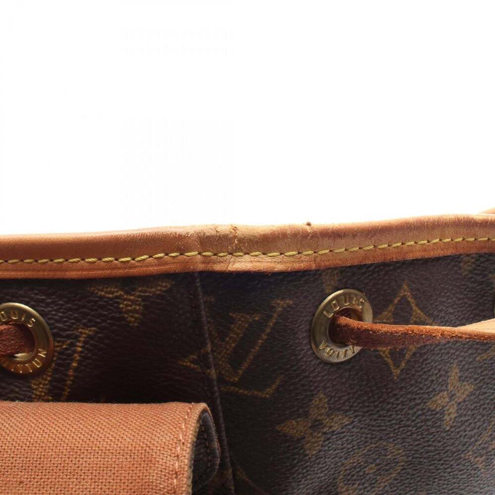 LOUIS VUITTON Brown Monogram Leather Backpack - Picture 8 of 13